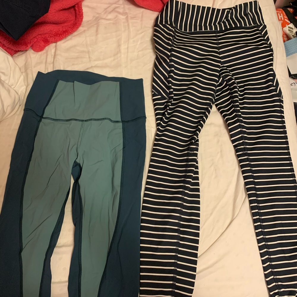 athleta leggings (never worn, tags still on both)